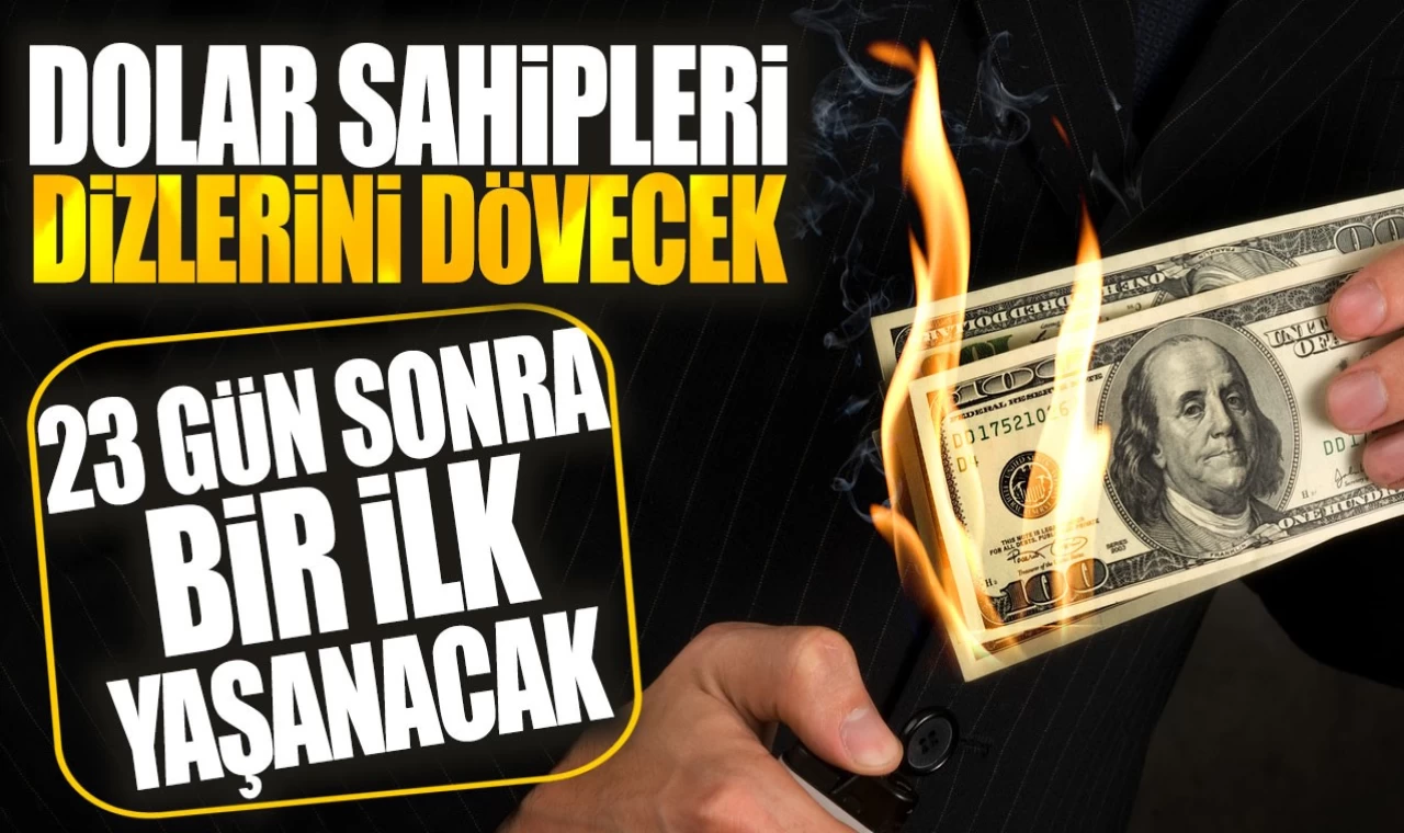 Dolar sahipleri dizlerini dövecek