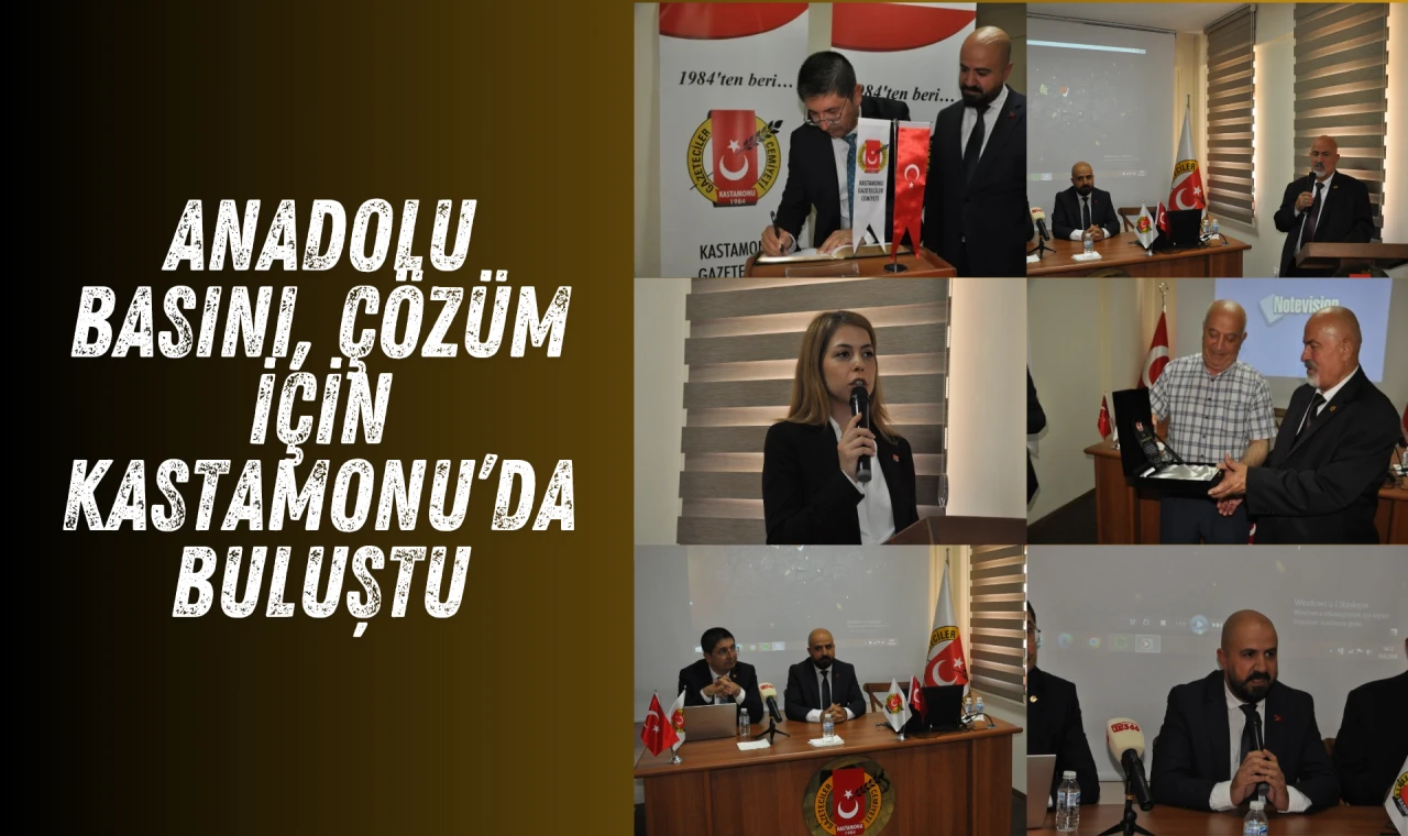 Anadolu Basını, Çözüm için Kastamonu’da buluştu