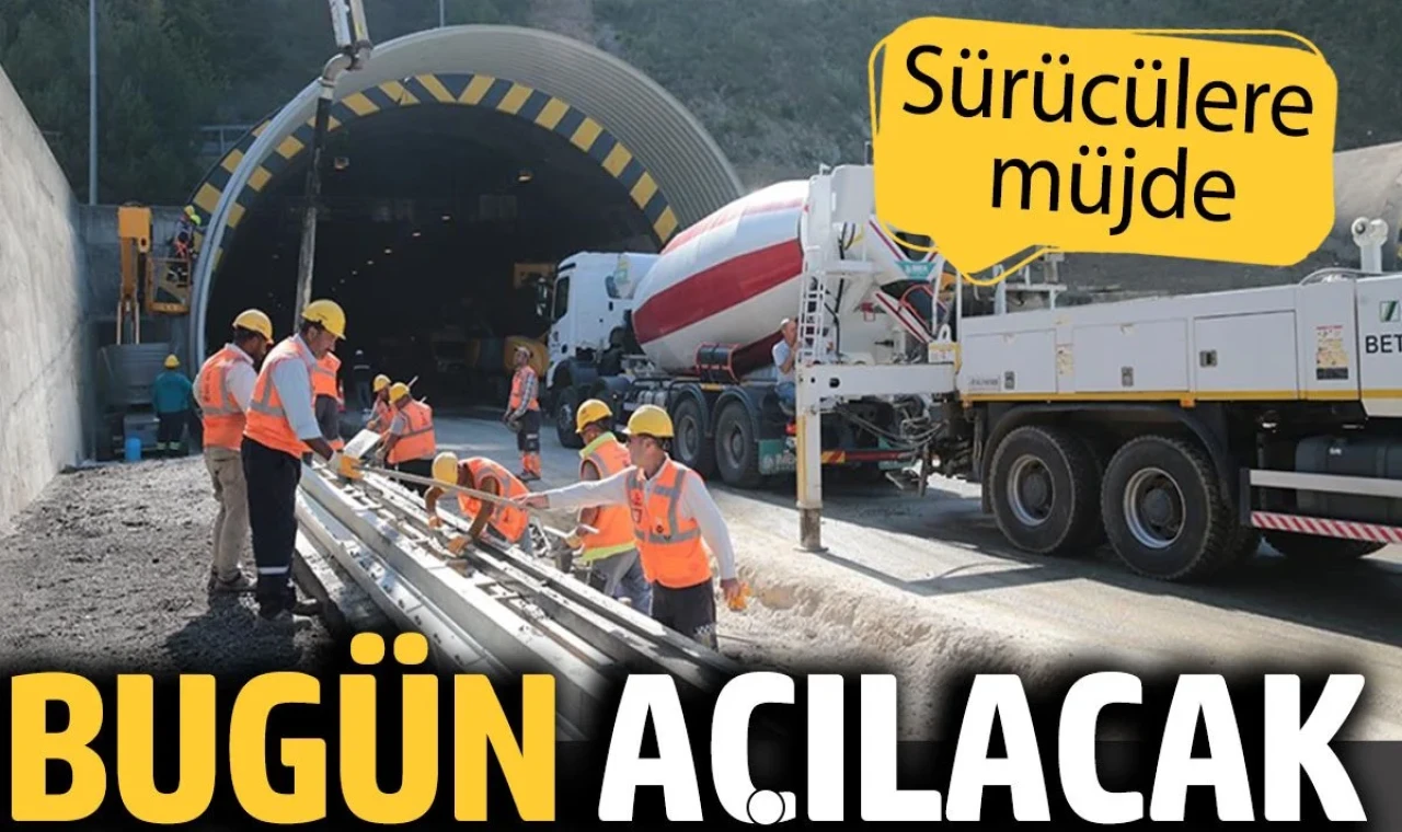 Bugün açılıyor. Sürücülere müjde