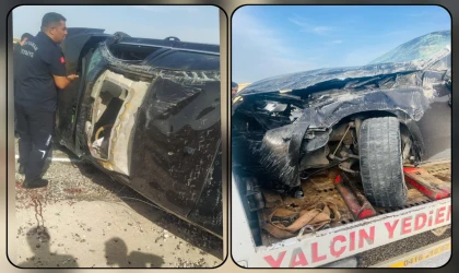 YRP Şanlıurfa Gençlik Kolları Başkanı'nın İçinde Bulunduğu Araç Kaza Yaptı