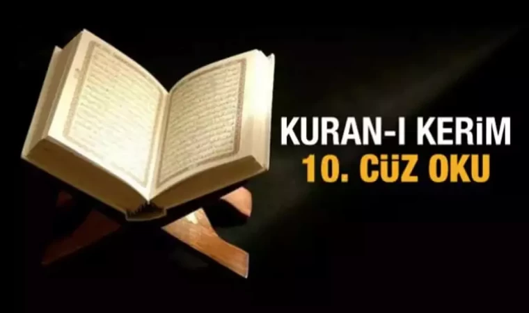 Kuran-ı Kerim 10. cüz