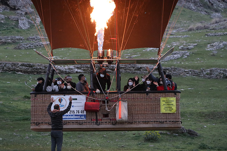 Pamukkale'nin sıcak balonları