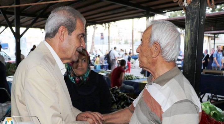 Başkan Demirkol, pazar esnafı ve vatandaşlarla bir araya geldi