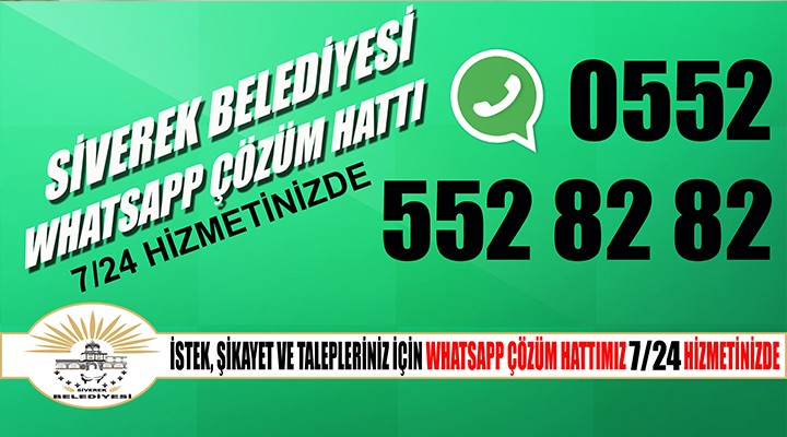 Siverek Belediyesi ‘Whatsapp Çözüm Hattı’ kurdu