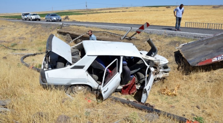 Şanlıurfa'da otomobil devrildi: 3 yaralı