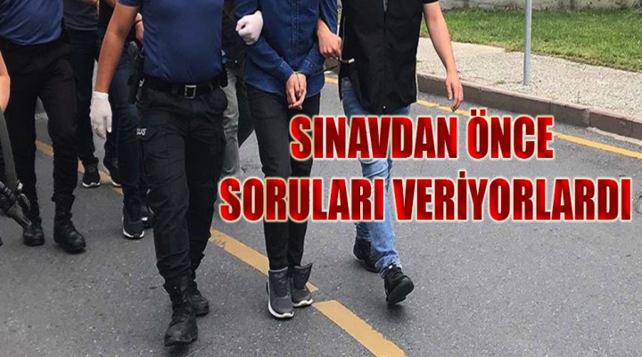 Sınav operasyonu! 35 gözaltı