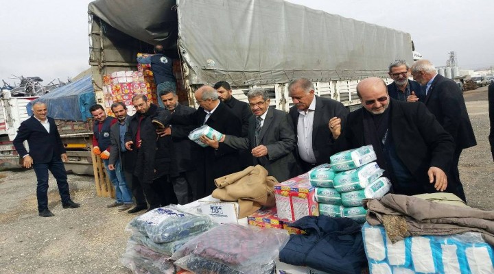 Şanlıurfa’dan Suriye’ye 3 tır yardım