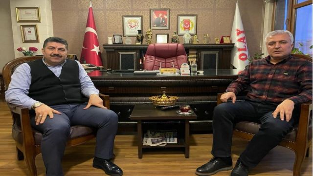 Abdülkerim Gök’ten Gazeteci Çiftçi’ye Ziyaret