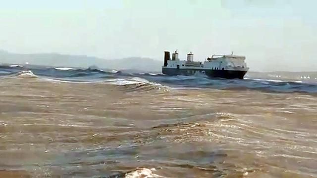 Karadeniz'de Türk gemisi vuruldu