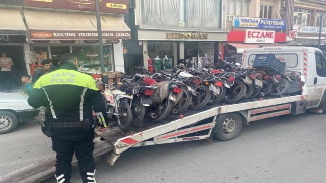 Urfa’da Motosiklet Sürücülerine Binlerce Lira Ceza