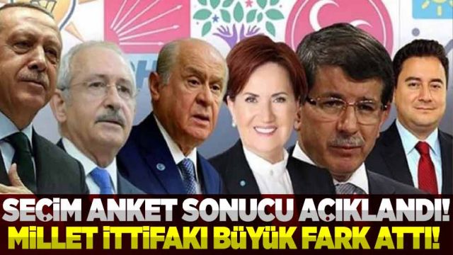 Millet İttifakı Büyük Fark Attı !