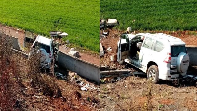 Urfa'da İranlı Sürücü Bariyerlere Çarptı: 4 Yaralı