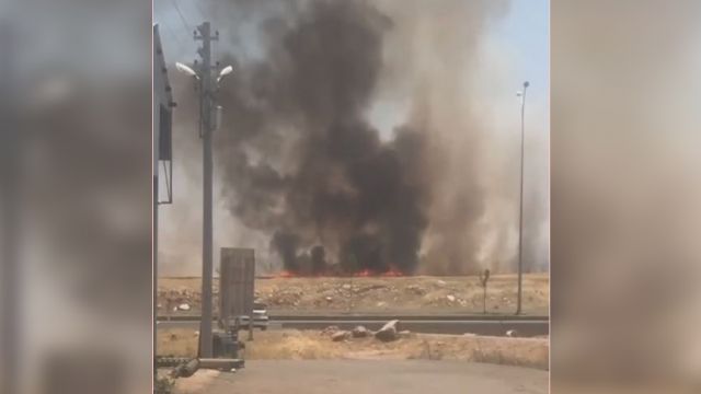 Urfa’da Tarla Yangınları Devam Ediyor