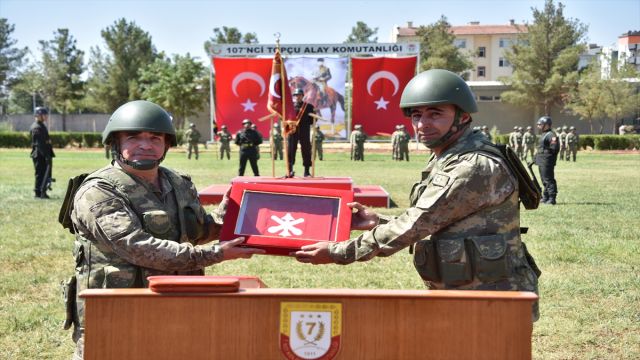 107. Topçu Alayı'nda devir teslim töreni düzenlendi