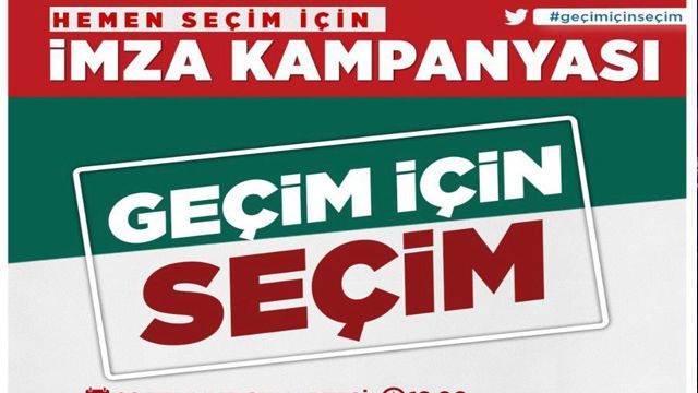 Gelecek Partisi Erken Seçim için İmza Kampanyası Başlattı!