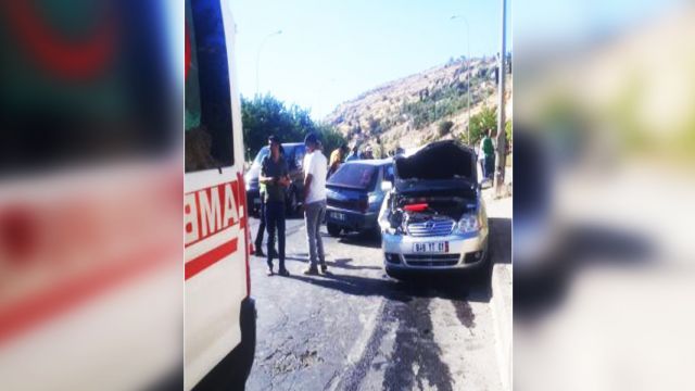 Urfa’da Zincirleme Trafik Kazası