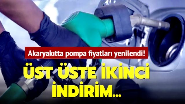 Motorine ikinci indirim geldi.