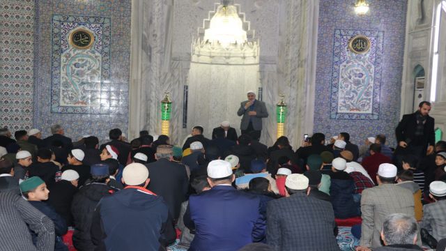 Dergah Cami'inde Kur’an ziyafeti verildi