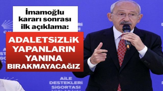 Kılıçtaroğlu’dan “Adalet” tepkisi