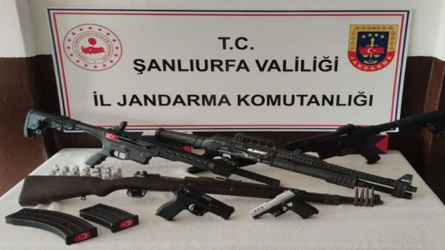 Şanlıurfa'da 10 kişinin yaralandığı kavgada kullanılan silah ve mühimmatlar ele geçirildi