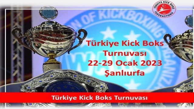 Türkiye Açık Kıck Boks Turnuvası Urfa’da Yapılacak 