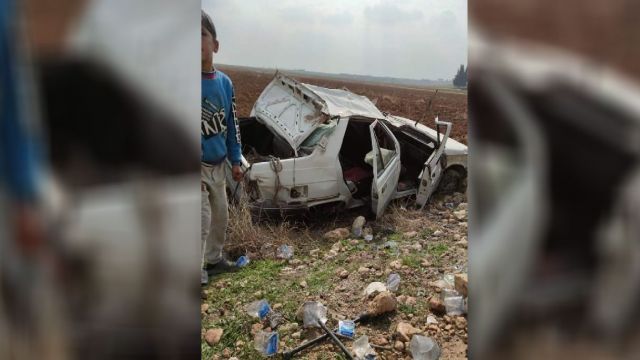 Şanlıurfa'da düğün dönüşü kaza! 4 yaralandı.