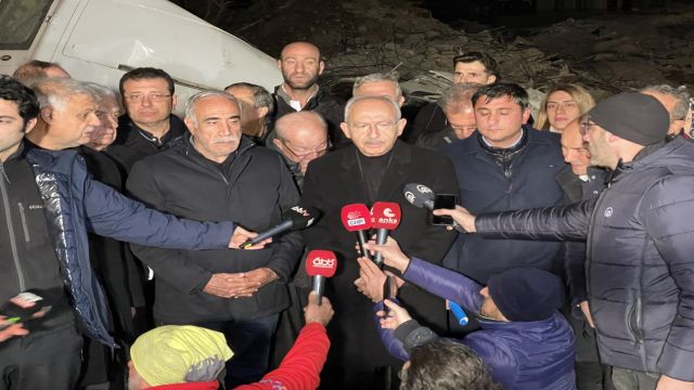 CHP lideri Kılıçdaroğlu deprem bölgesi Urfa'da