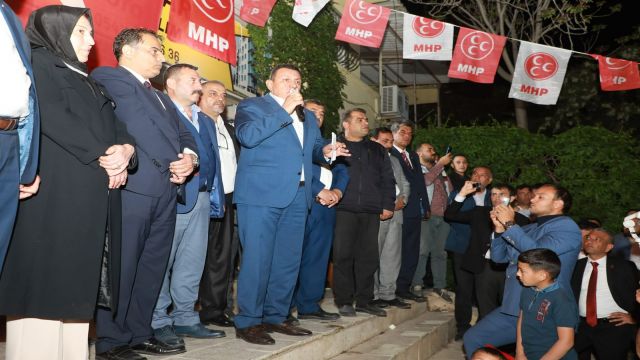 MHP, Şanlıurfa’da miting havasında seçim bürosu açtı!