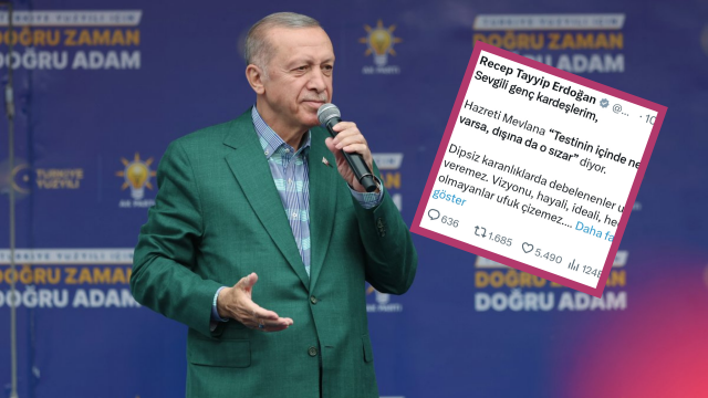 Cumhurbaşkanı Erdoğan'dan gençlere mesaj