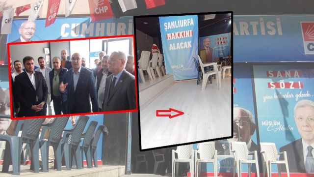 CHP Şanlıurfa seçim ofisine mermi atıldığı iddia edildi!