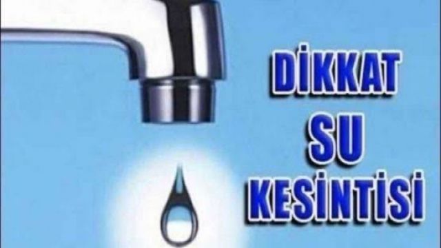 Şanlıurfa’da sular kesilecek!