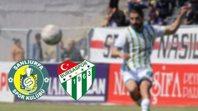 Şanlıurfaspor , Bursaspor'u konuk edecek