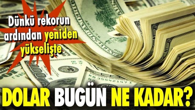 Seçim bitti! Dolar yükselişe geçti!