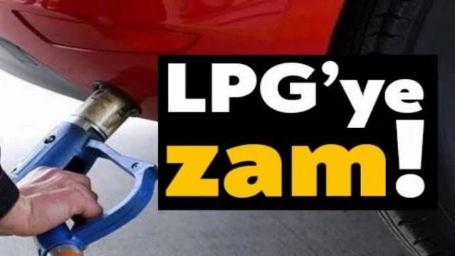 LPG'ye zam geldi!