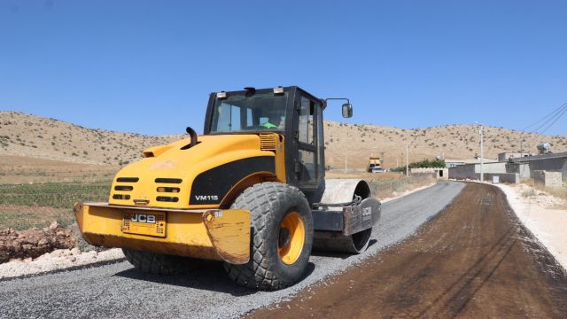 Şanlıurfa kırsalda yol çalışması!