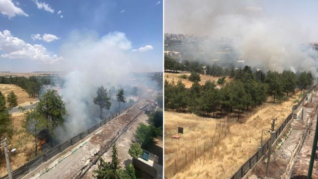 Şanlıurfa’da askeri alanda yangın!