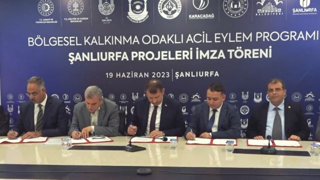 Vali Ayhan duyurdu: Urfa için 135 milyon liralık 7 proje imzalandı!