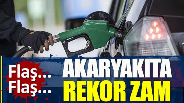 Benzine büyük zam kapıda!