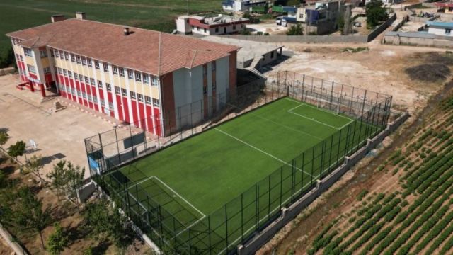 Eyyübiye kırsalındaki spor yatırımları tamamlanıyor