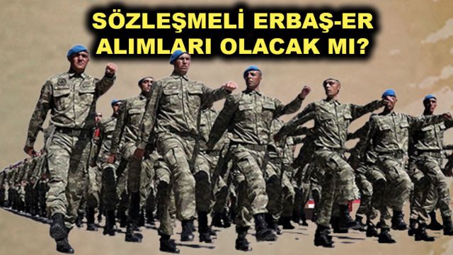 500 Sözleşmeli Uzman Erbaş Alınacak