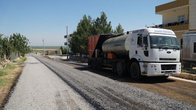 Şanlıurfa Haliliye kırsalında asfalt çalışması!