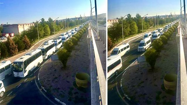 Şanlıurfa OSB’de trafik çilesi!