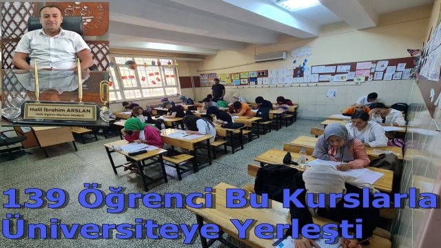 139 Öğrenci Bu Kurslarla Üniversiteye Yerleşti