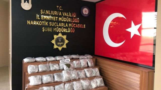 Urfa’da  uyuşturucu operasyonu!