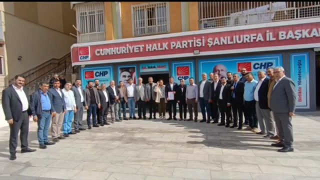 CHP Şanlıurfa’dan Kılıçdaroğlu’na Tam Destek