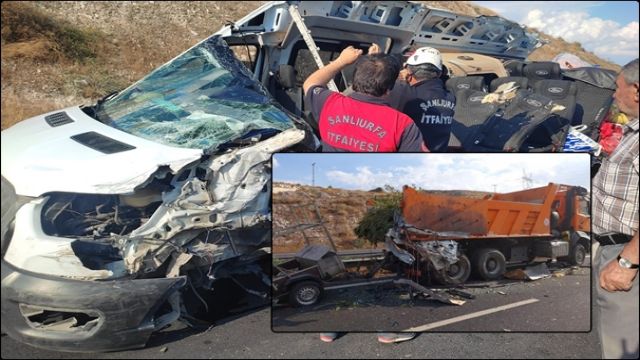 Gaziantep - Şanlıurfa Otobanında Feci Kaza: 5 Ölü, 10 Yaralı