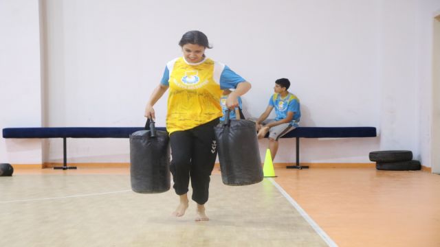 Haliliye’de gençler parkurlarda antrenman yapıyor