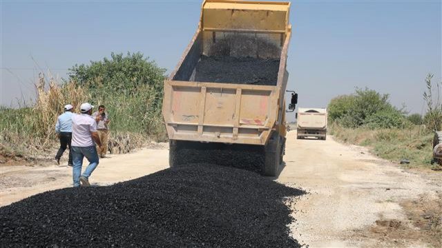 Harran’ da yol çalışmaları tamamlandı