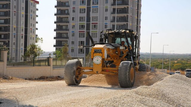 Karaköprü’de yol çalışması!