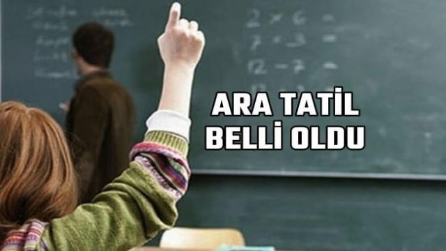 Öğrencilere 9 günlük ara tatil